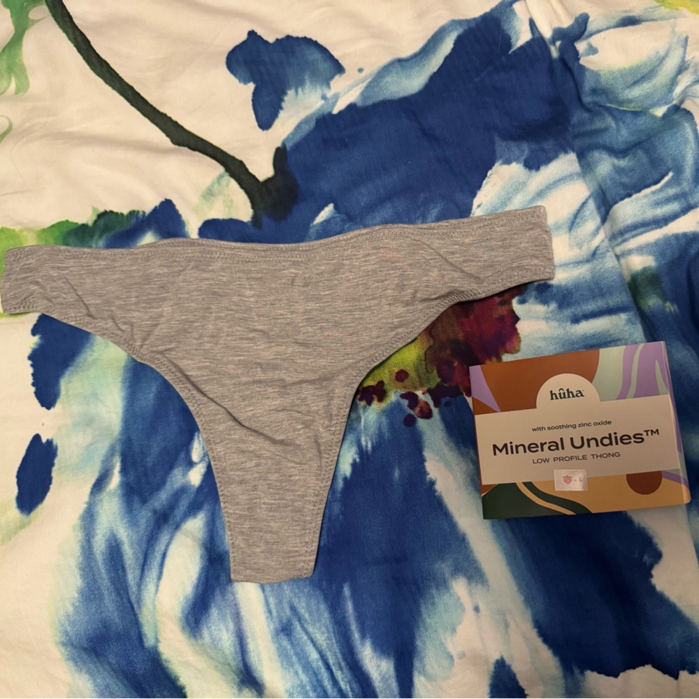 Huha Mineral Gray Thong Underwear